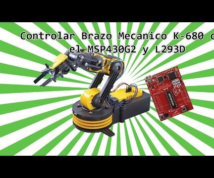 [Tutorial]Controlar Brazo Mecanico K-680 con el MSP430G2 y L293D