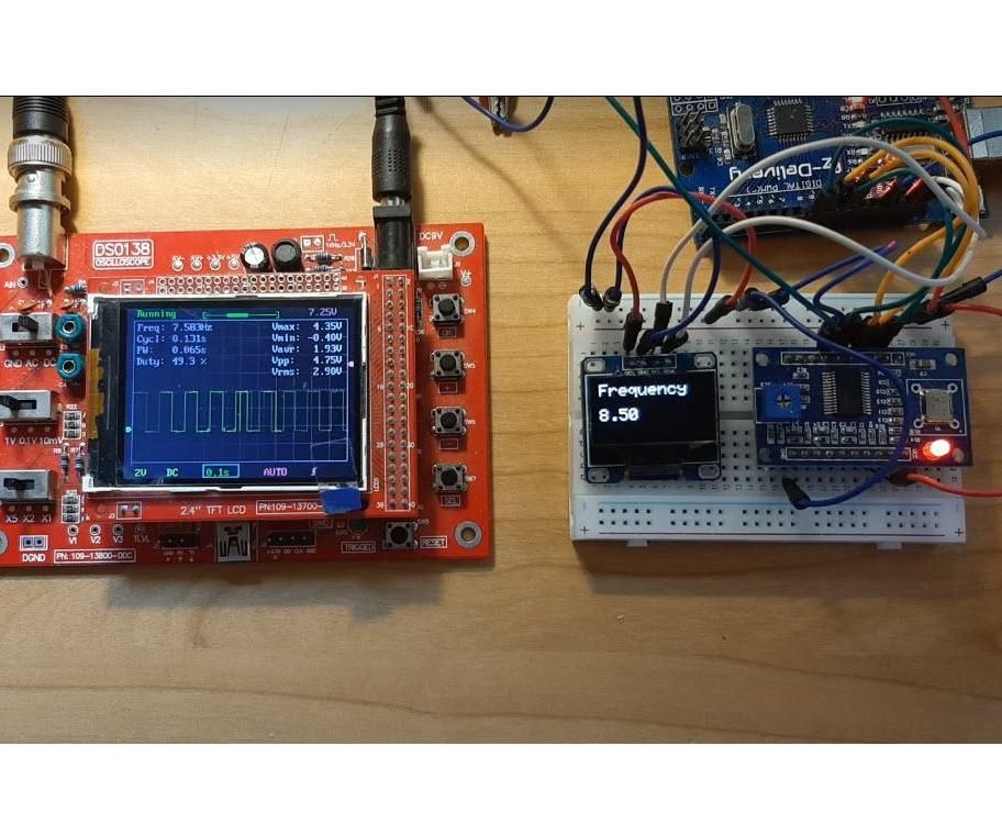 Arduino DDS Frequency Sweep - Signal Generator AD9850