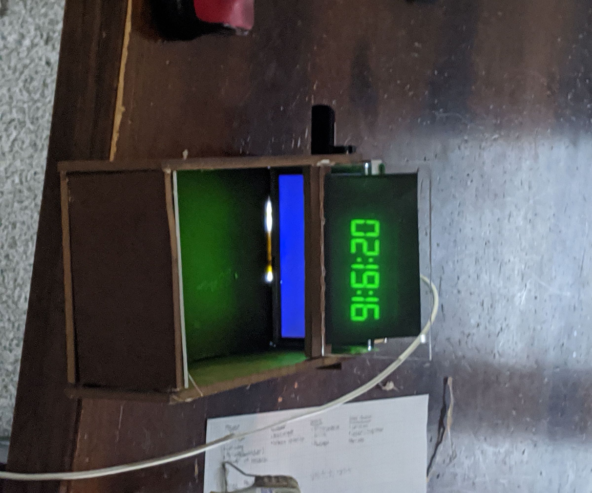 HClock (Holographic Illusion Clock)