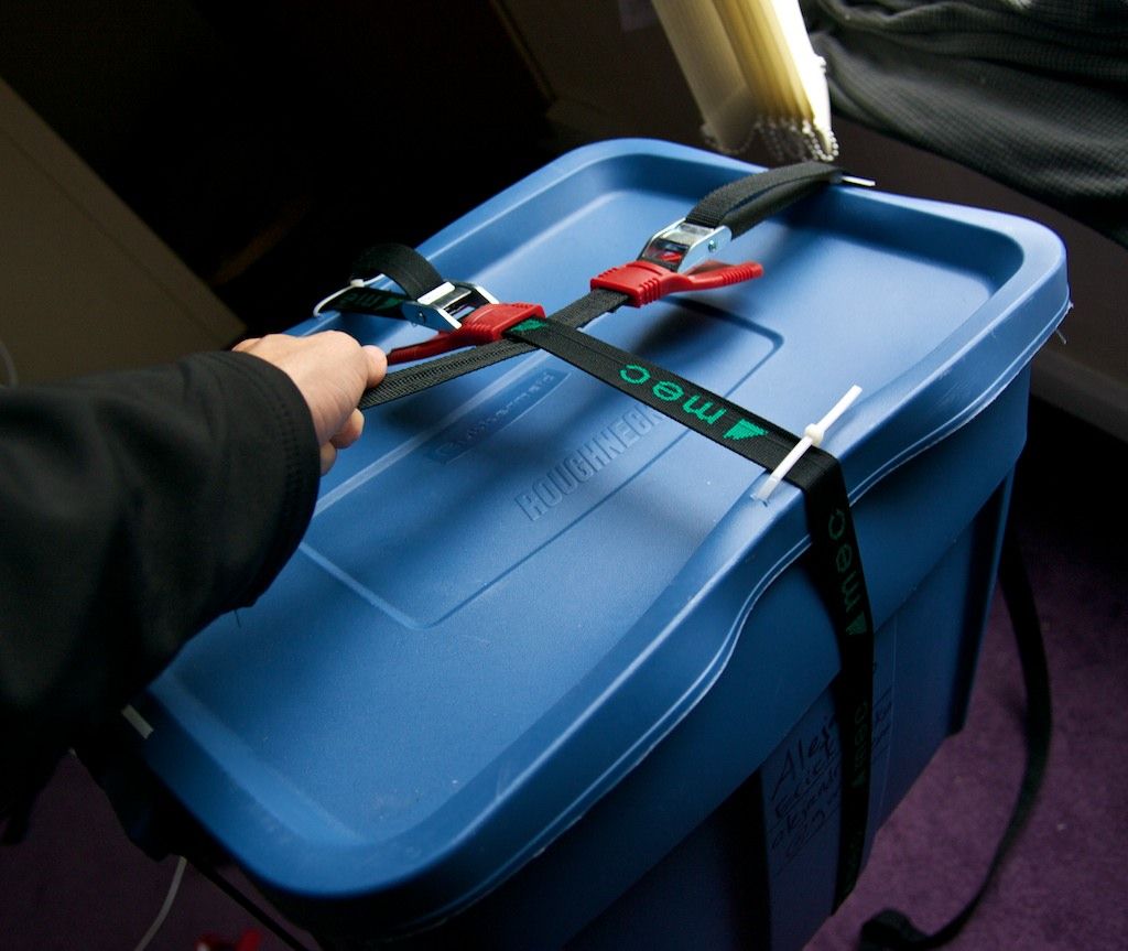 $25 Luggage from storage box