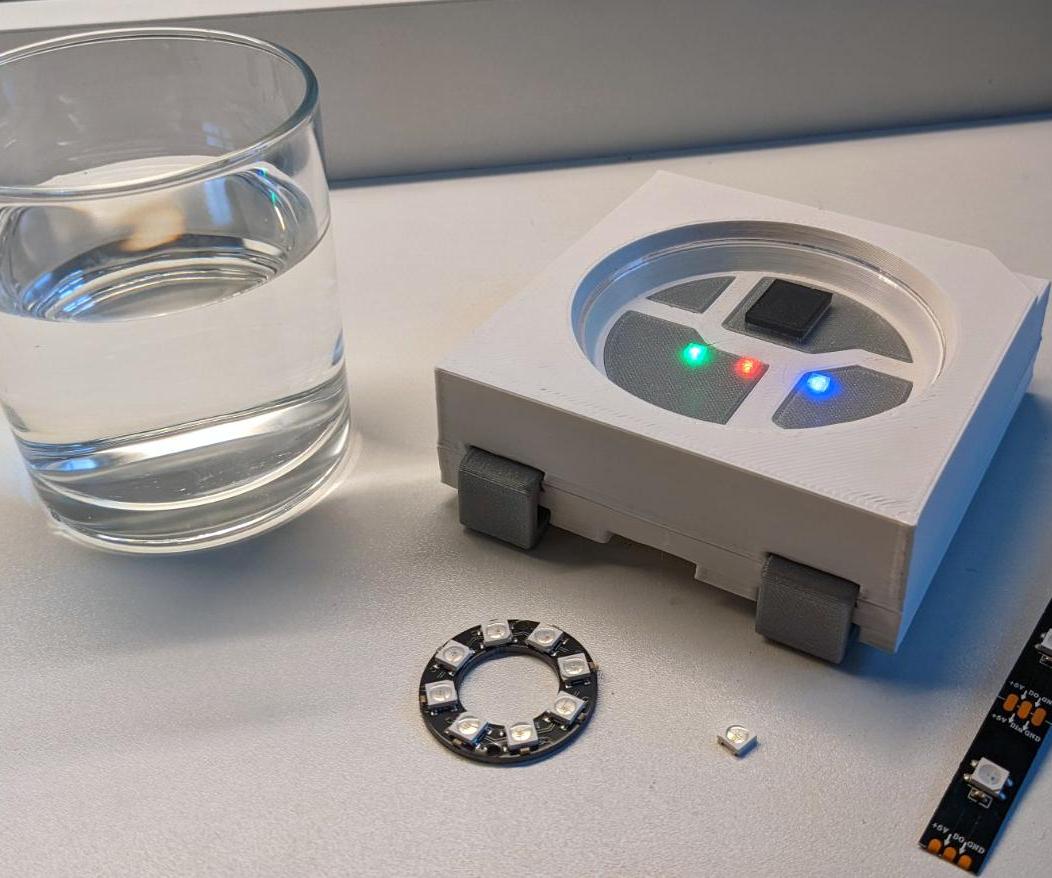 Large WS2812B LED Coaster