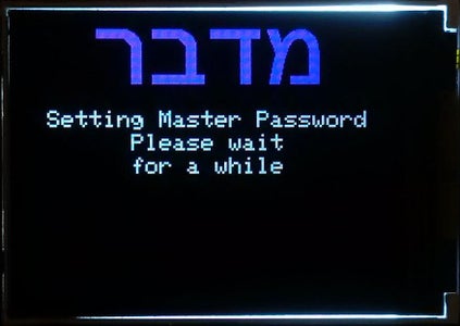 Set Master Password