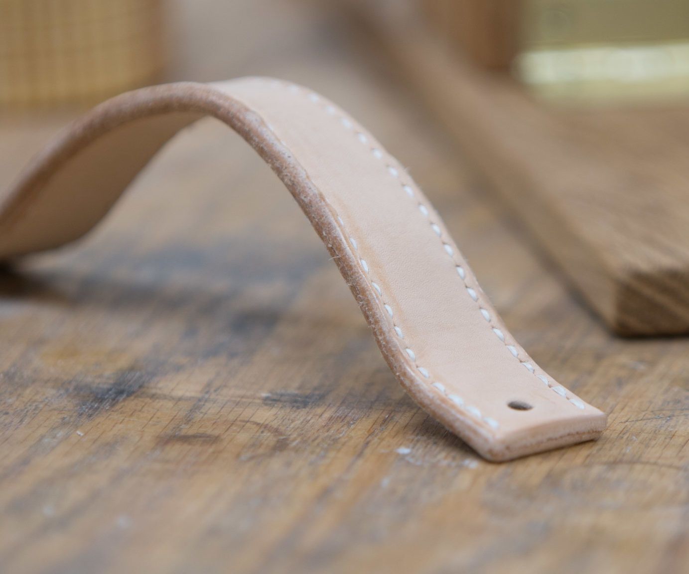 Saddle Stitching Leather