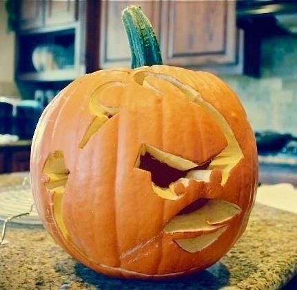 Angry Bird Pumpkin!