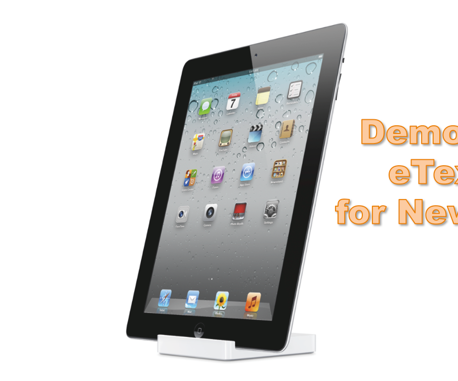 Demonstrating ETextbooks for New Students