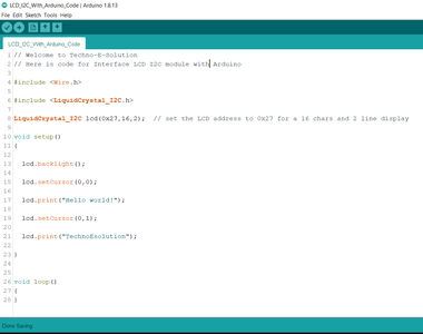 Interface LCD Display & I2C Module With Arduino Uno : 6 Steps ...
