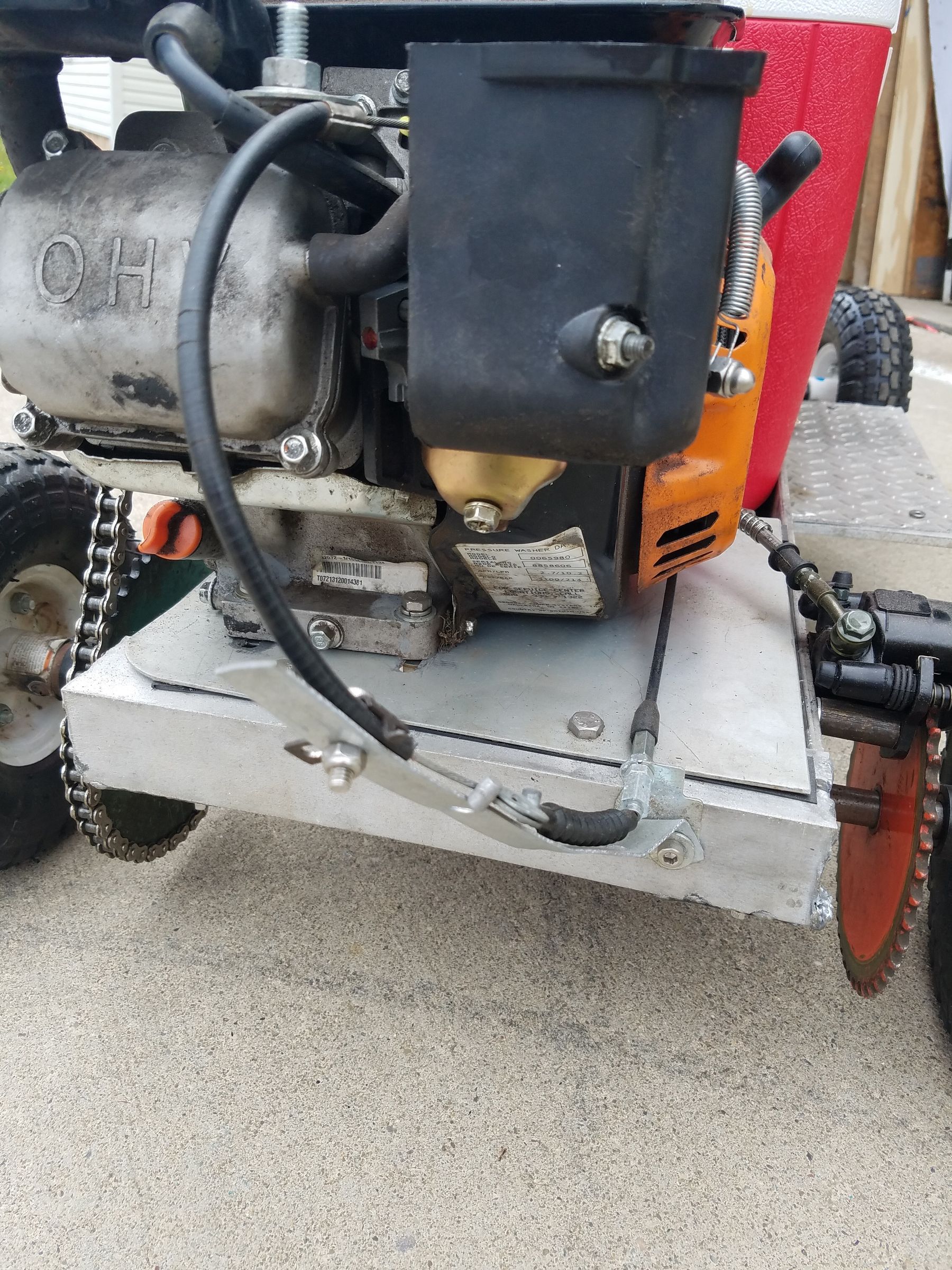 DIY Gas Powered Cooler Kart 9 Steps Instructables