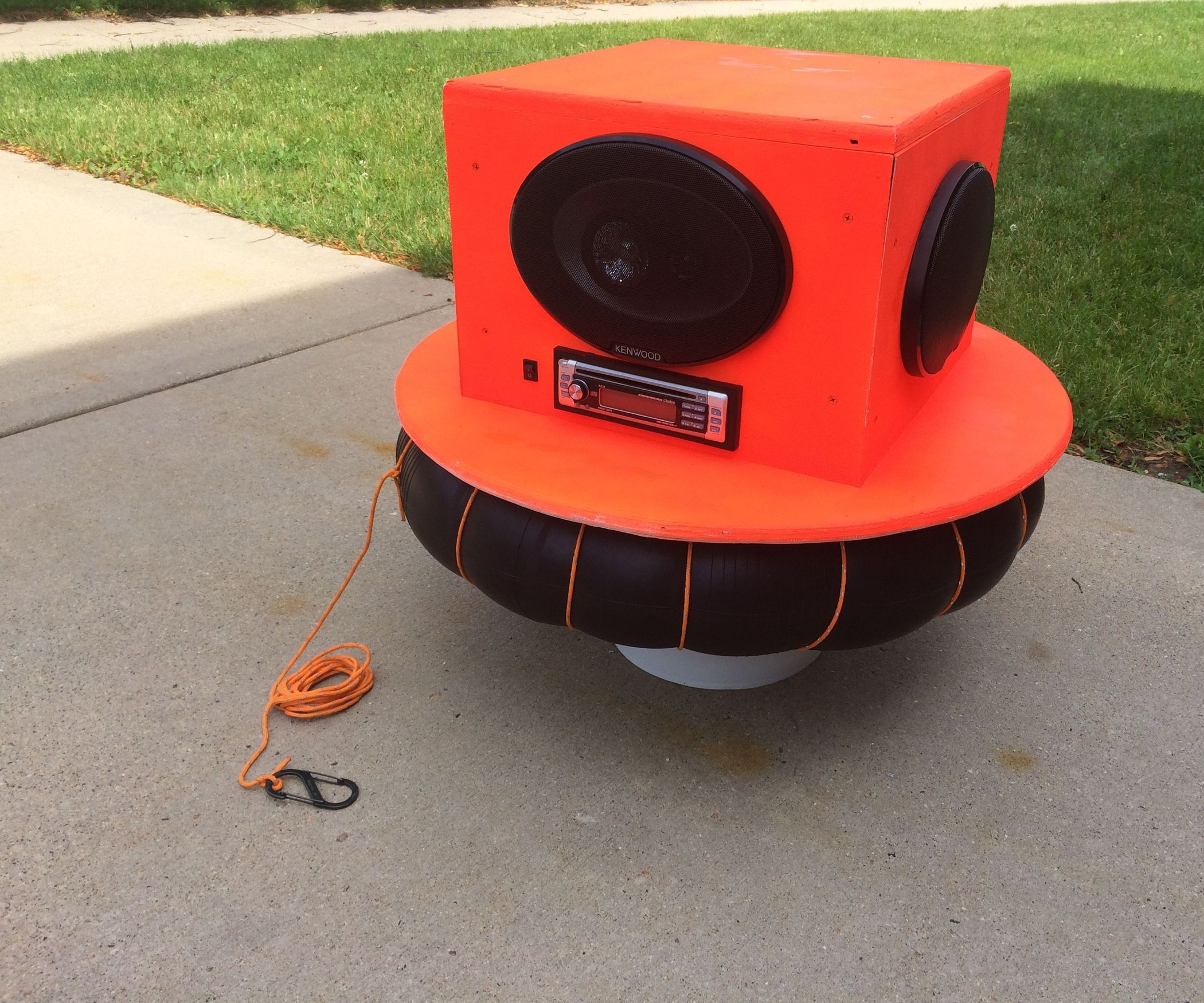 River Radio Floating Stereo That ROCKS! 4 Steps (with Pictures