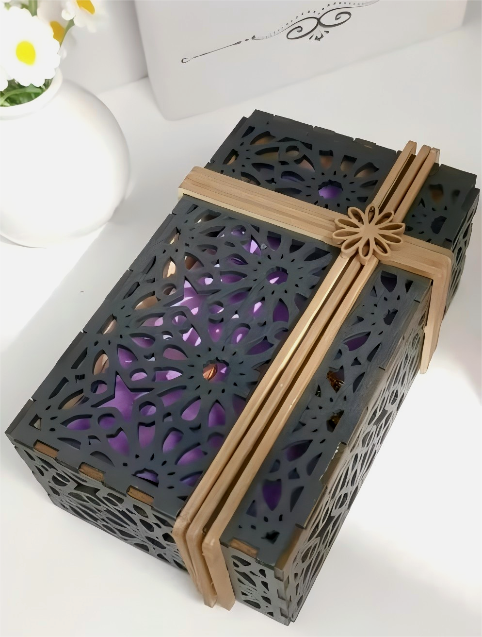 DIY Custom Wooden Gift Box | Laser Cut, Storage