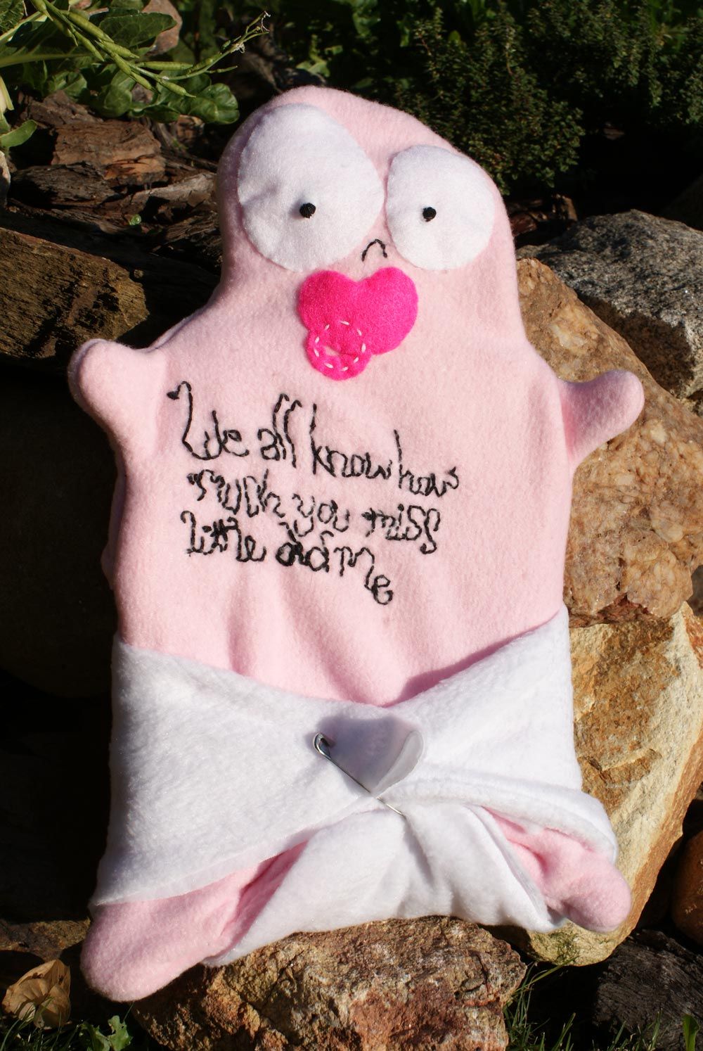 Mom's Little Hottie (hot Water Bottle Cover)