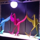 Dancing Origami Girls