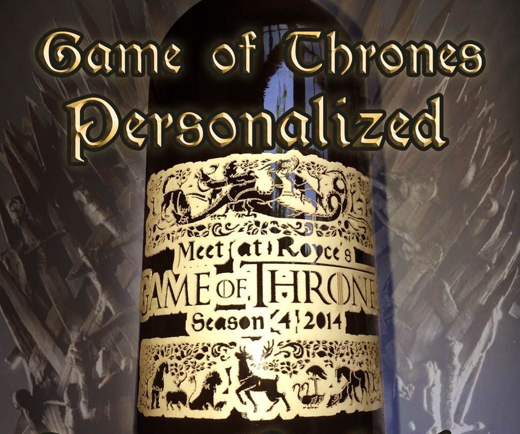 Game of Thrones Personalized Bottle Label
