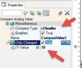 In Visuino Set Components