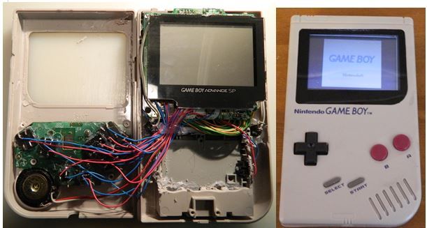 Gameboy Advance in Original Gameboy
