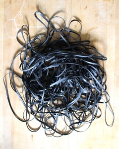 Cut the Rubber Into Yarn.