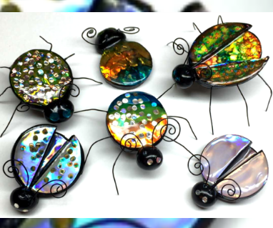 Polymer Clay Jewel Bugs