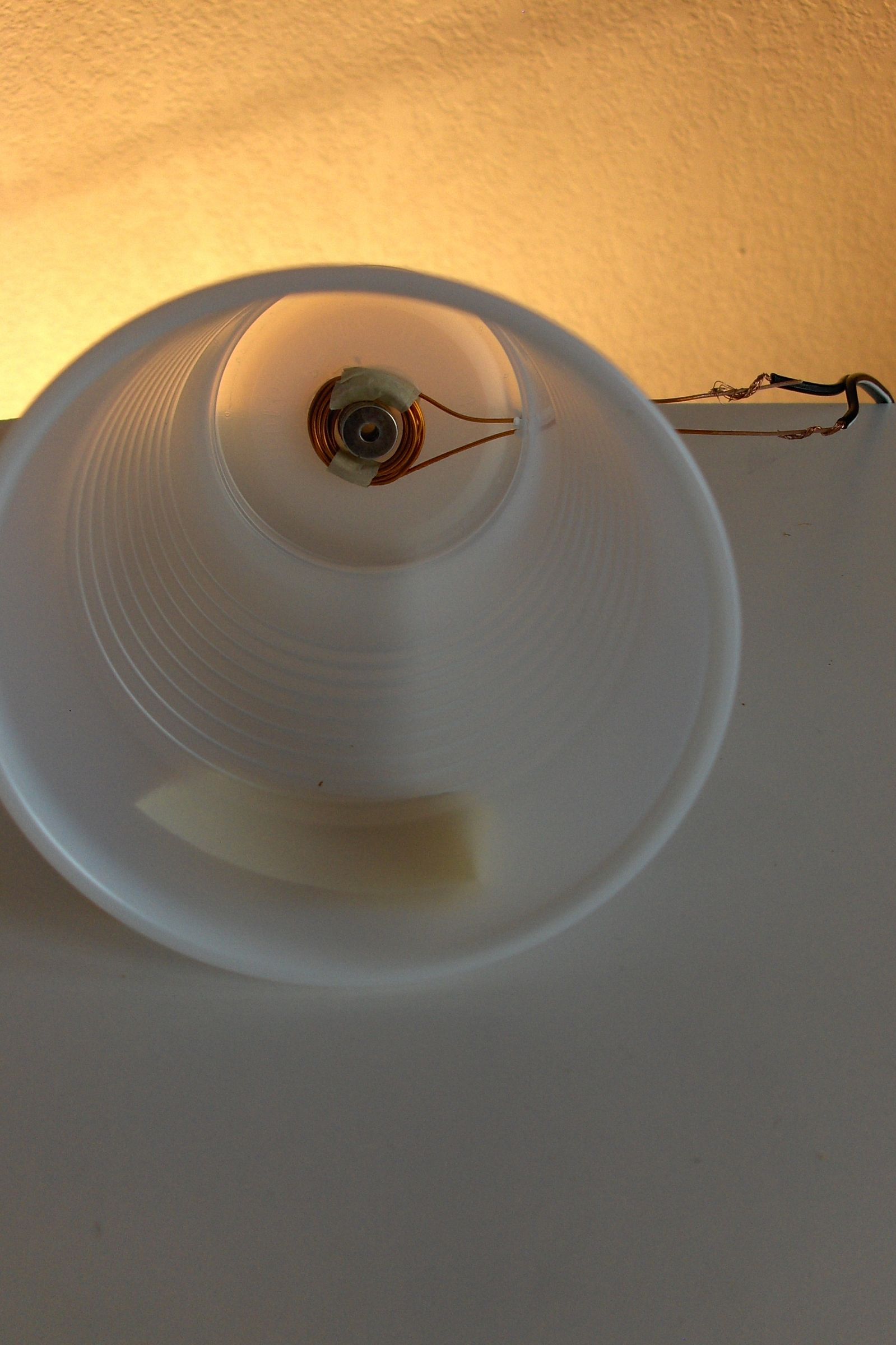 Electromechanical Transducer Out of a Polystyrene Conical Section!