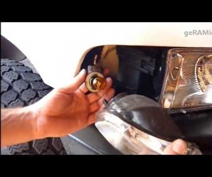HOW TO REPLACE TURN SIGNAL BULB |DODGE RAM |FRONT CORNER BLINKER REPAIR INDICATOR LIGHT FIX LED 3156