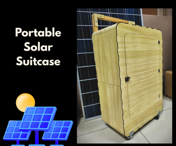 Portable Solar Suitcase - Solar Power on the Go!