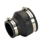 Flexible Rubber Coupling With Hose Clamps