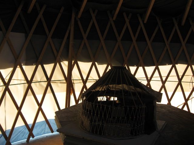 Miniature 20 Foot Yurt in 1:12 Scale