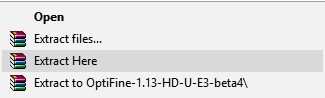 Unzip the Zipped File