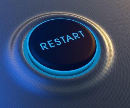 Tech Documentation/Graphic on How to Restart Windows Computer