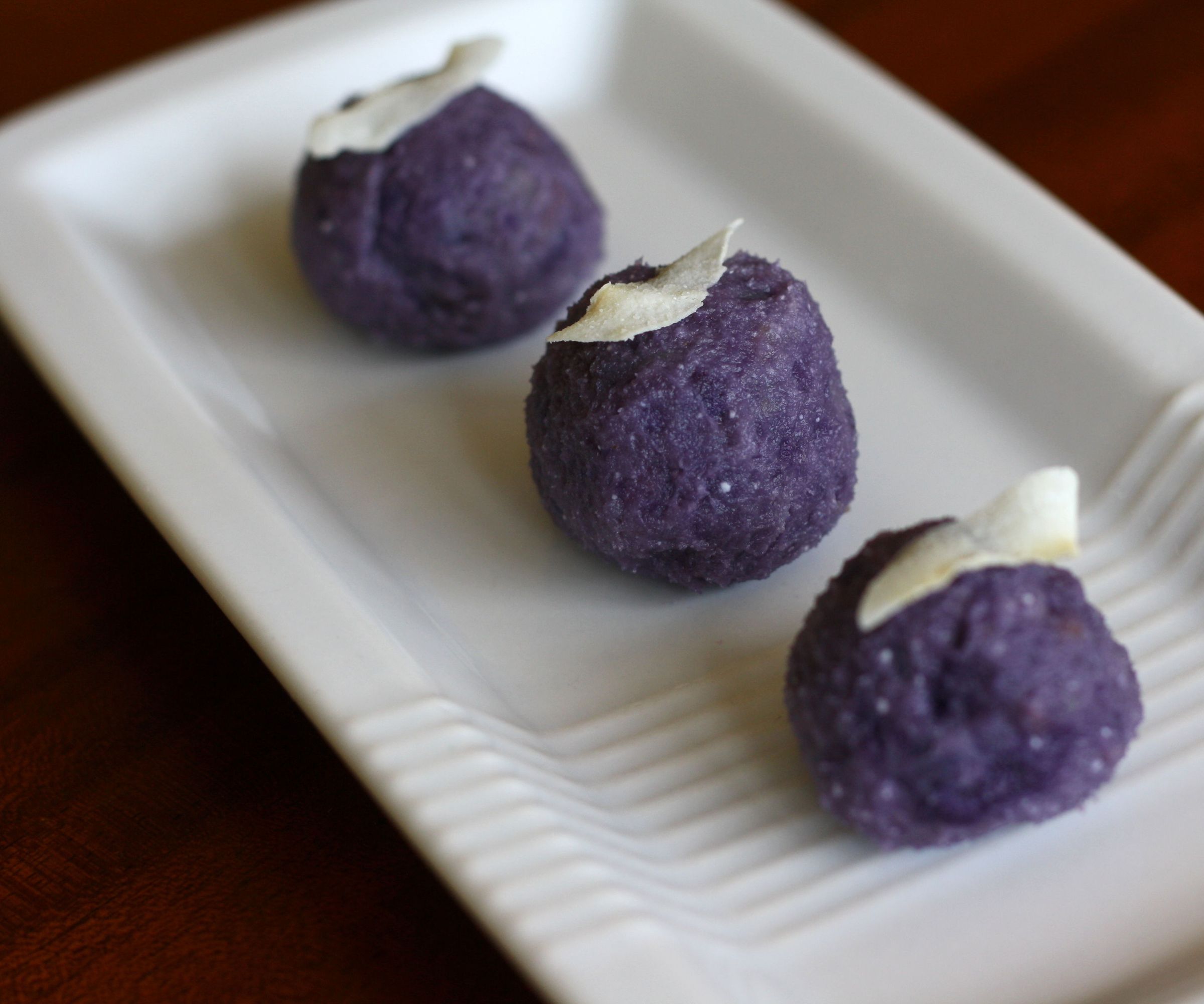 Purple Sweet Potato Balls