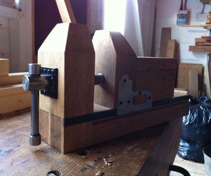 Homemade Bench Oak Carvers Vice (Vise)