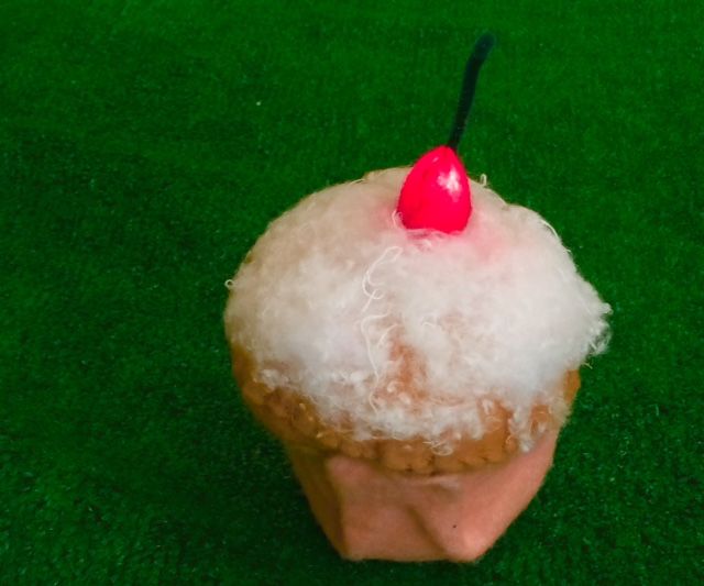 Nightlight Felt Cupcake