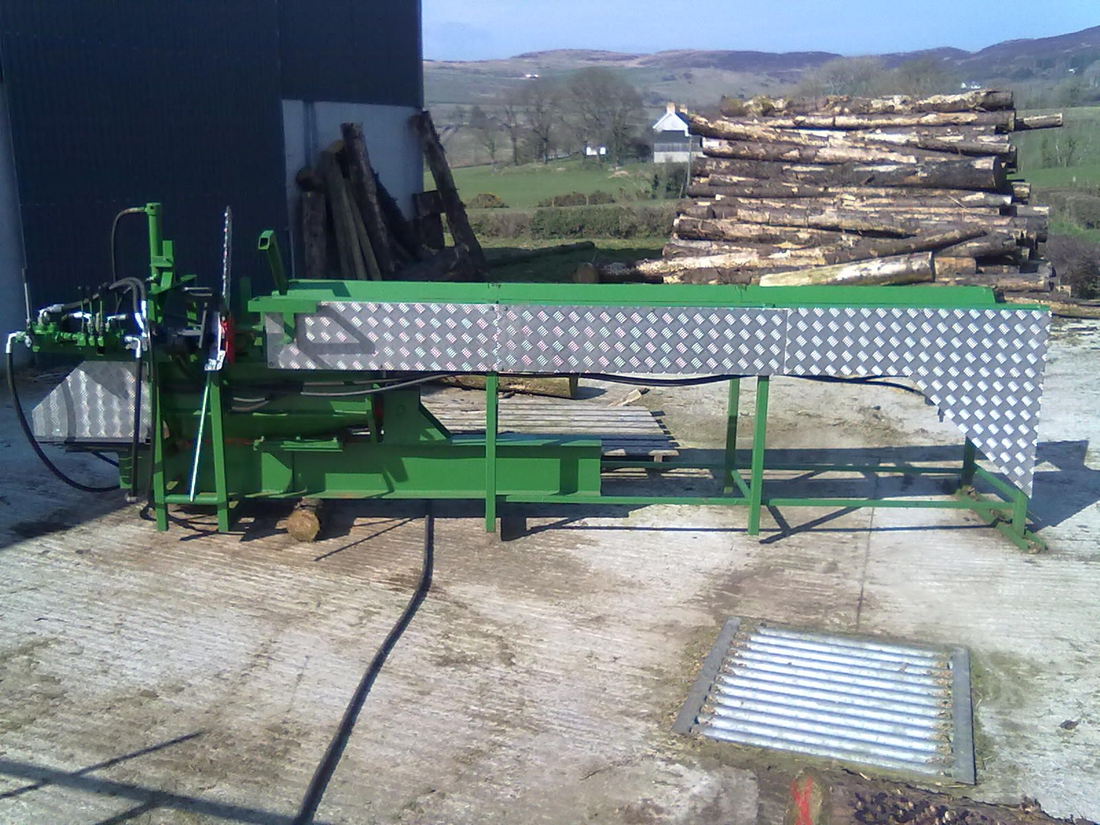Homemade Firewood Processor