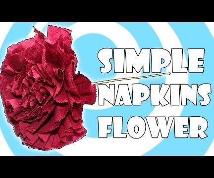 Simple Paper Napkins Flower
