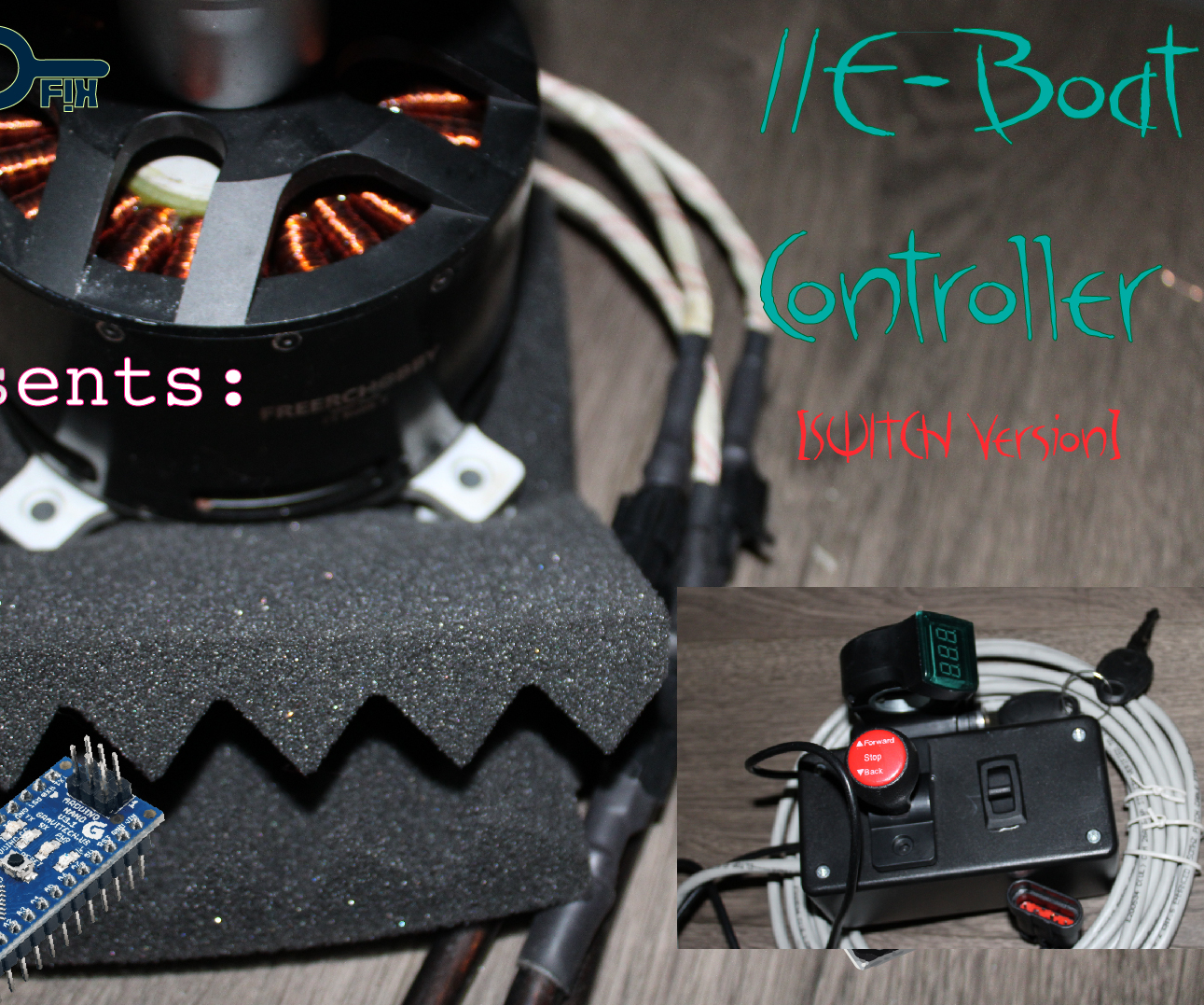 Arduino NANO Simple E-boat Controller (Forward, Neutral, Reverse) Fixed Speed