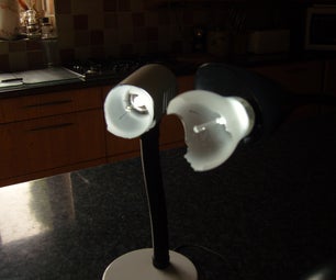 Smashed Bulb LED Light