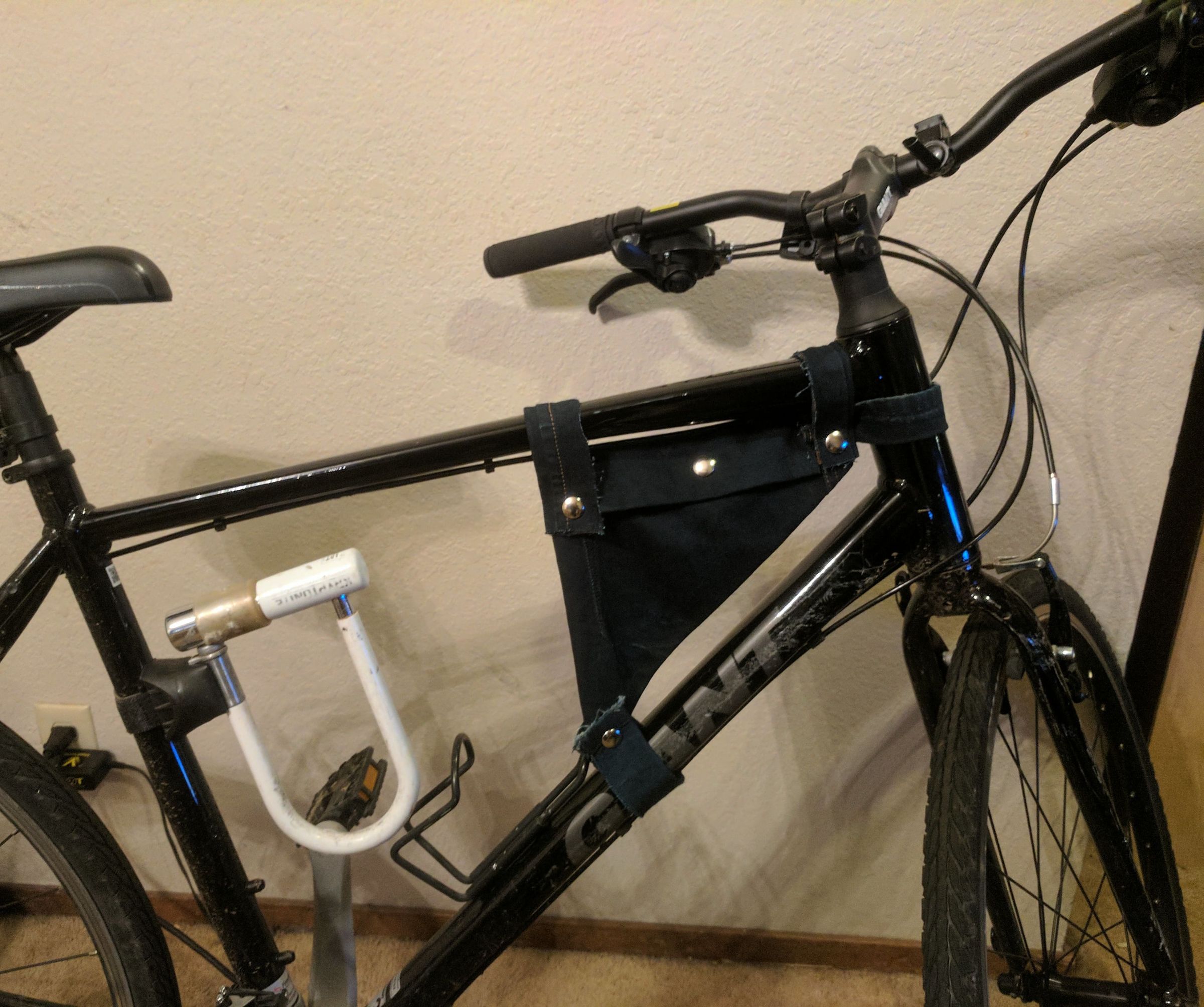 Denim Bicycle Frame Bag