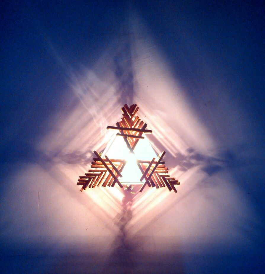 Broom Sticks Lamp- Make at Home