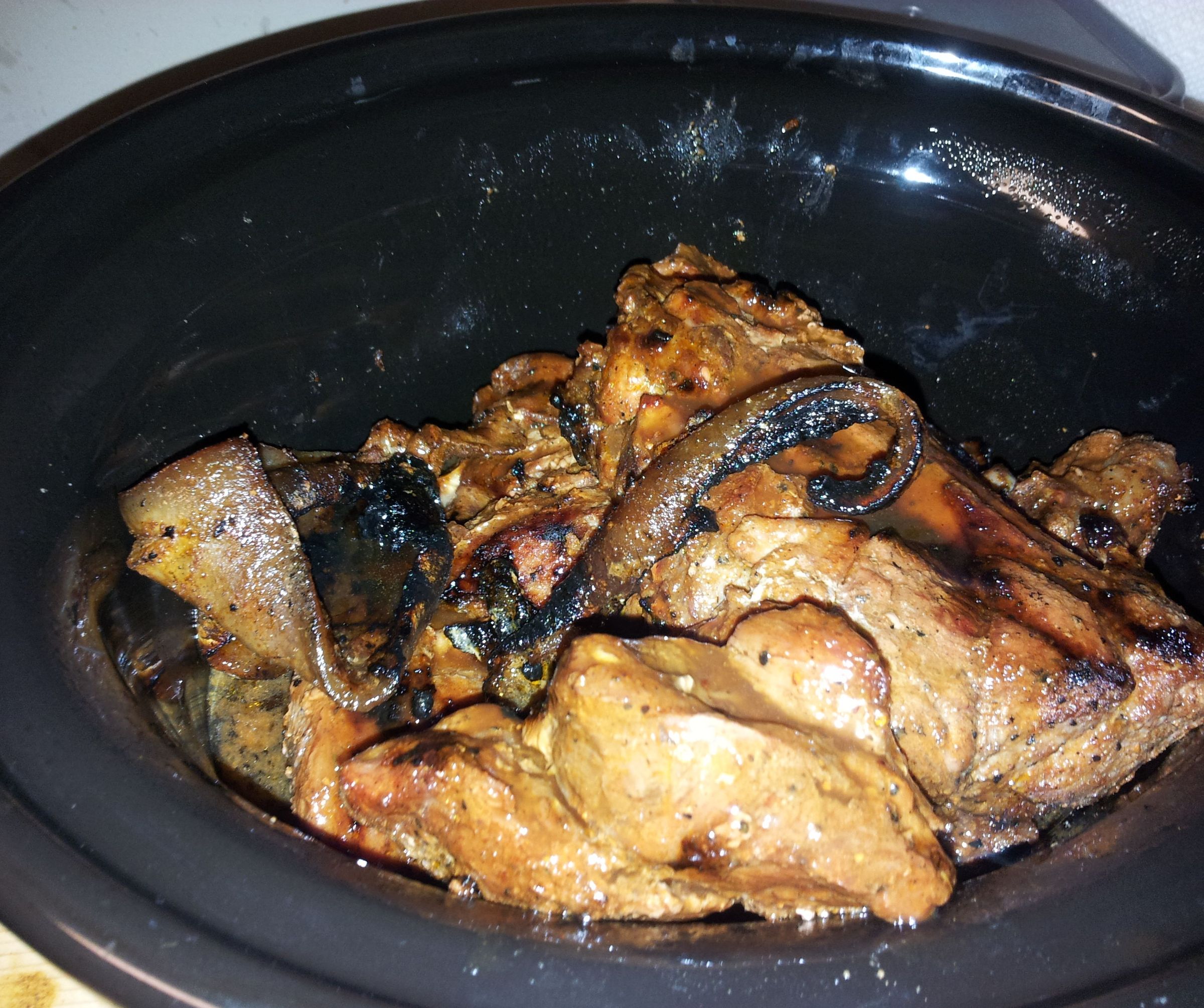 Slow Cooked Wild Boars Head 