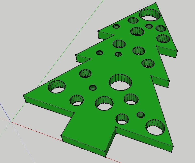 3D Christmas Tree Ornament