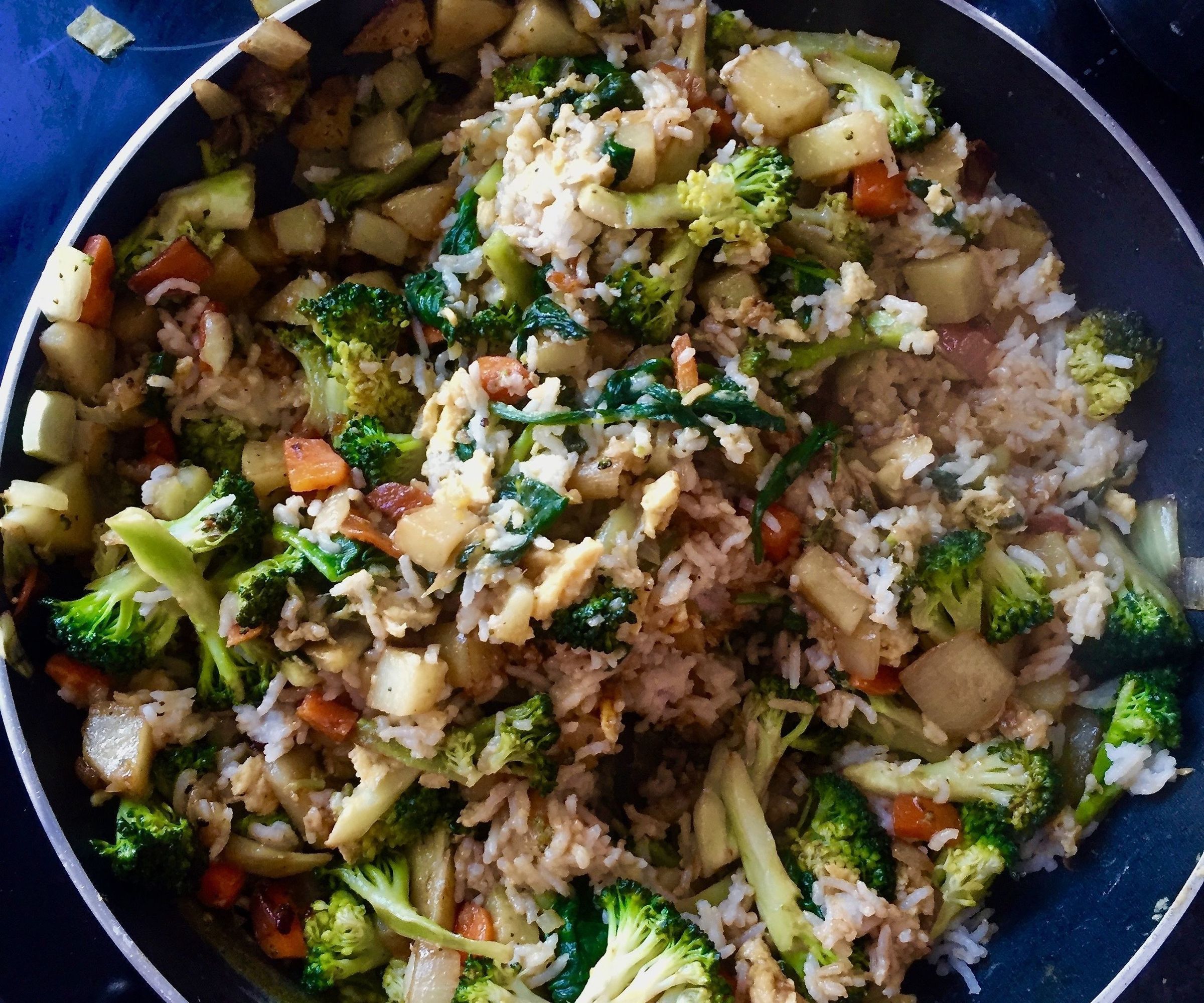 Ginger Vegetable Egg Fried Rice