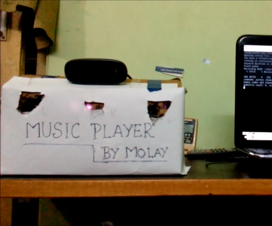 Speech Cum Gesture Control Music System