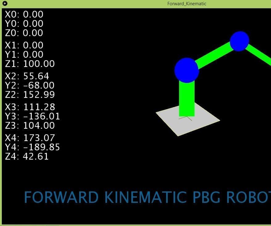 FK (Forward Kinematic) With Excel, Arduino & Processing