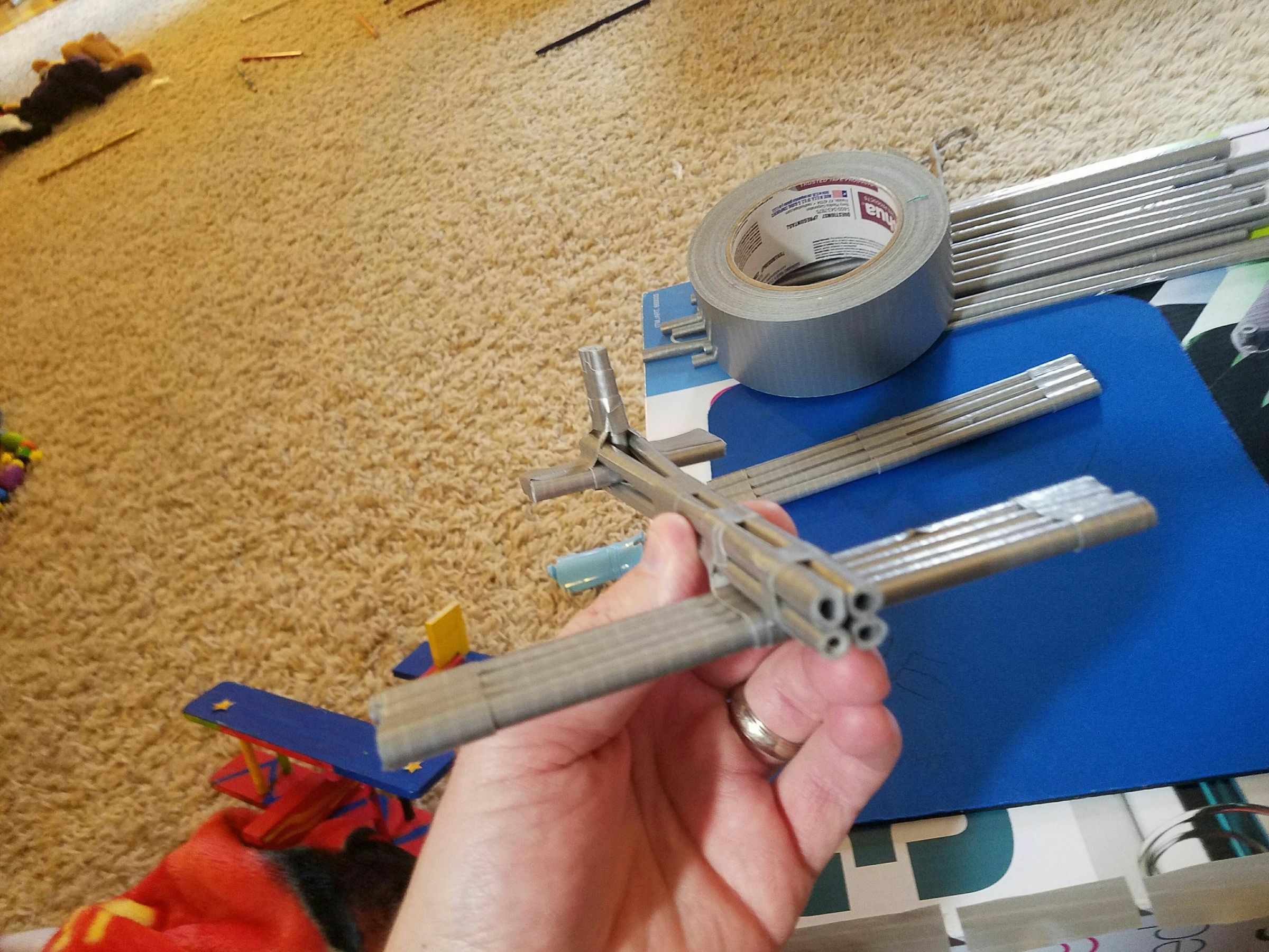 Duct Tape Biplane 9 Steps (with Pictures) Instructables