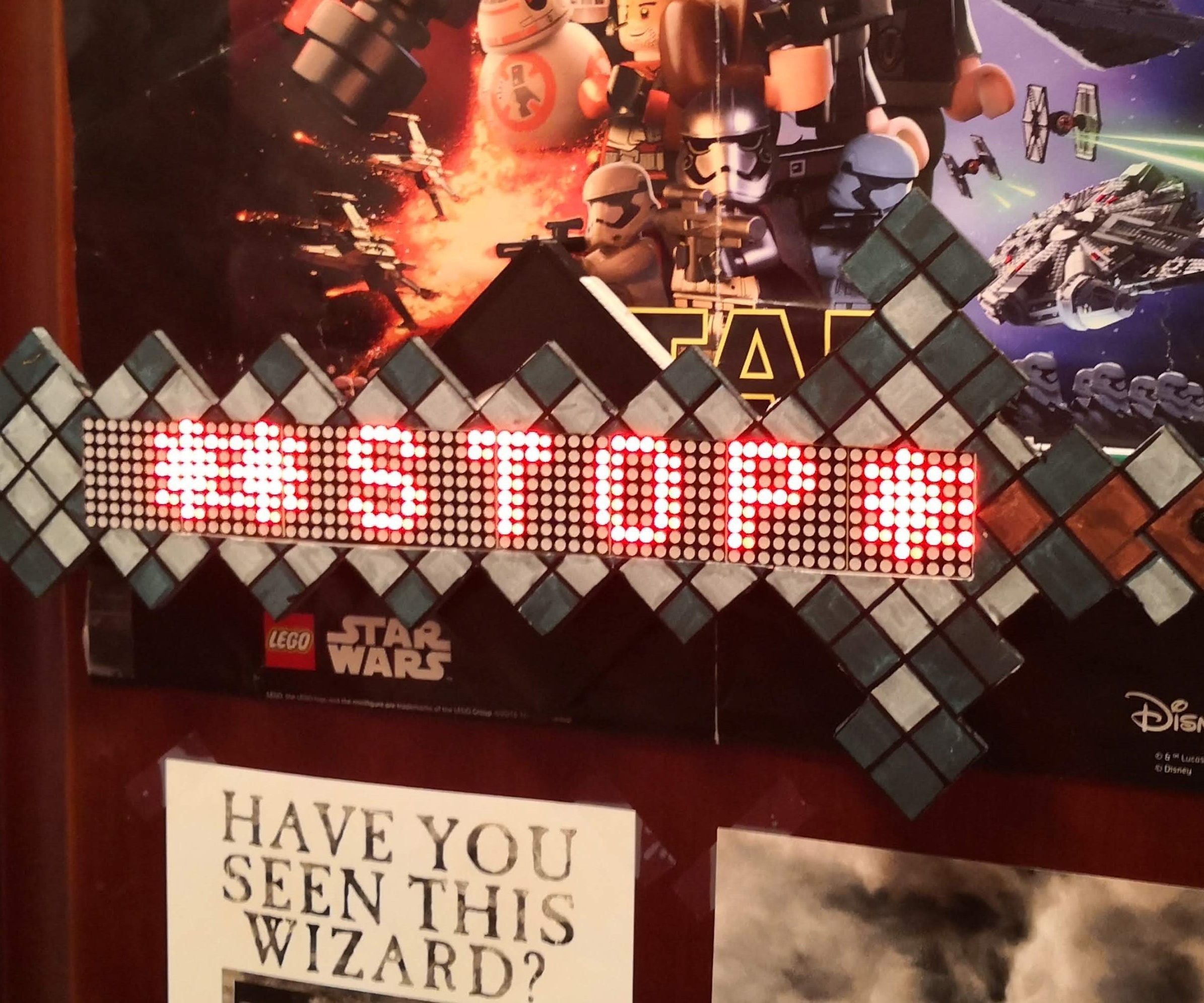 Interactive Minecraft Do Not Enter Sword/Sign (ESP32-CAM)