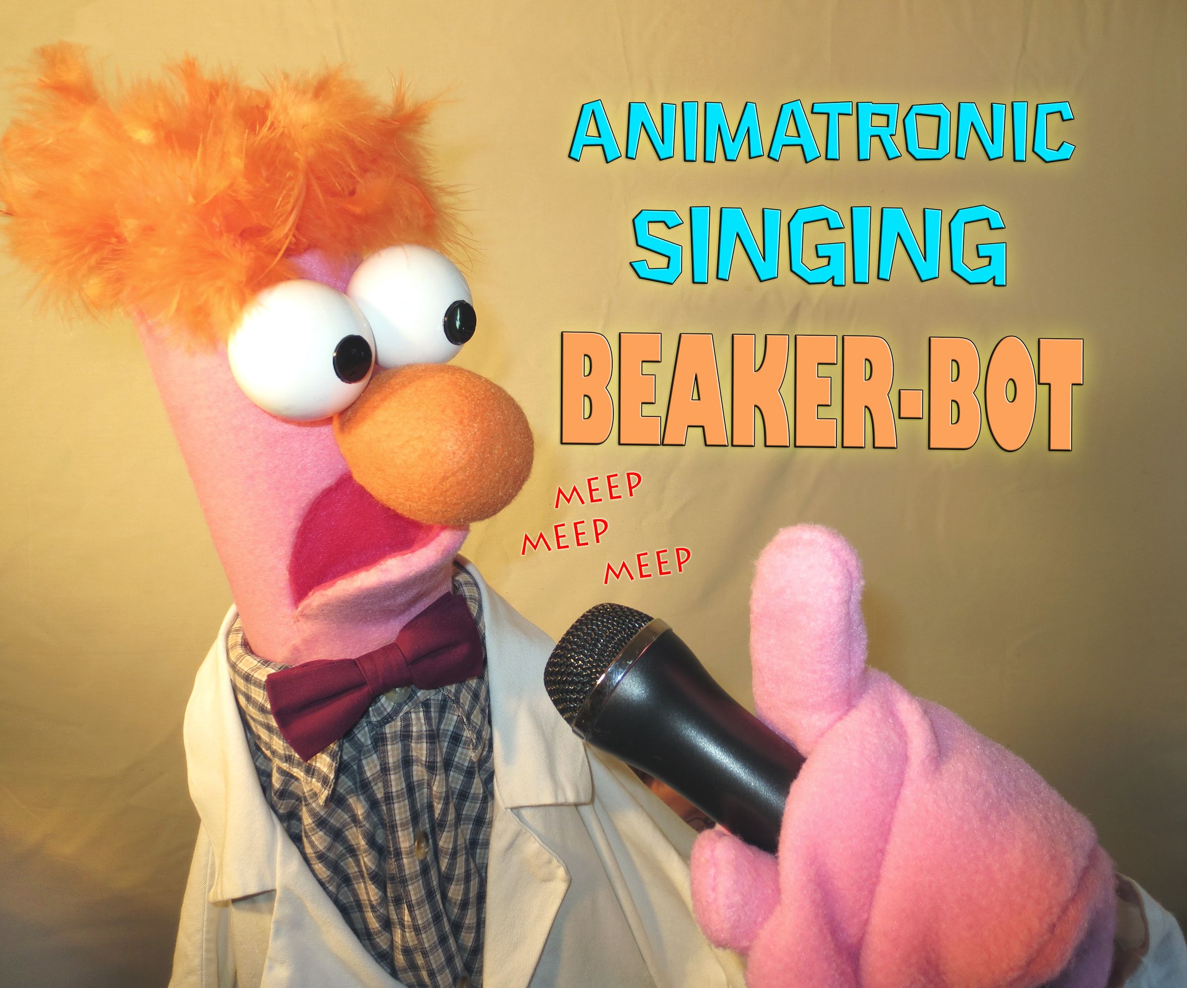Animatronic Singing Beaker-bot