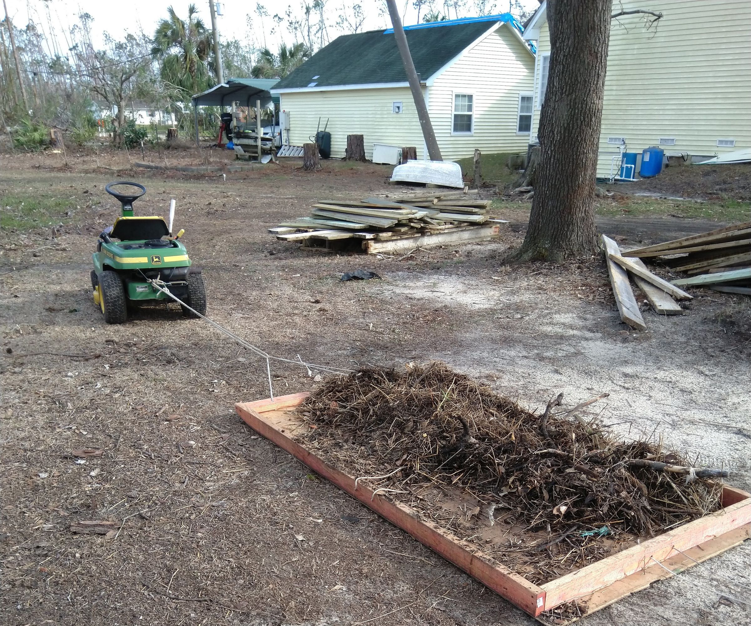 Build a Skidder for Trash Cleanup