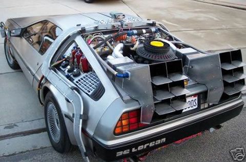 Iron Studios Back To The Future II Delorean 1:10 Deluxe Full Set