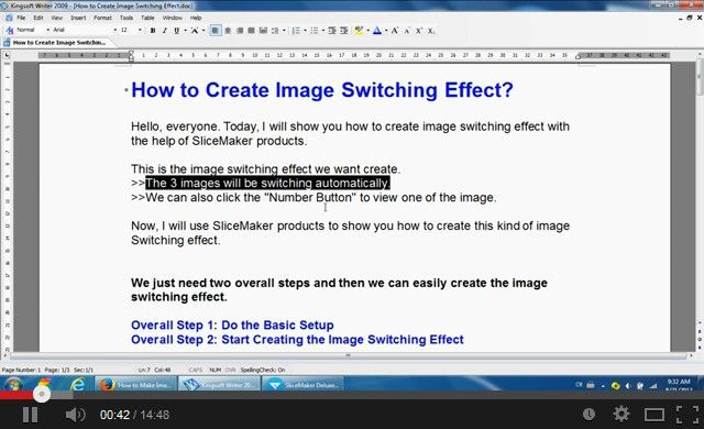 Easily to Make Image Switching Effect With SliceMaker Products.