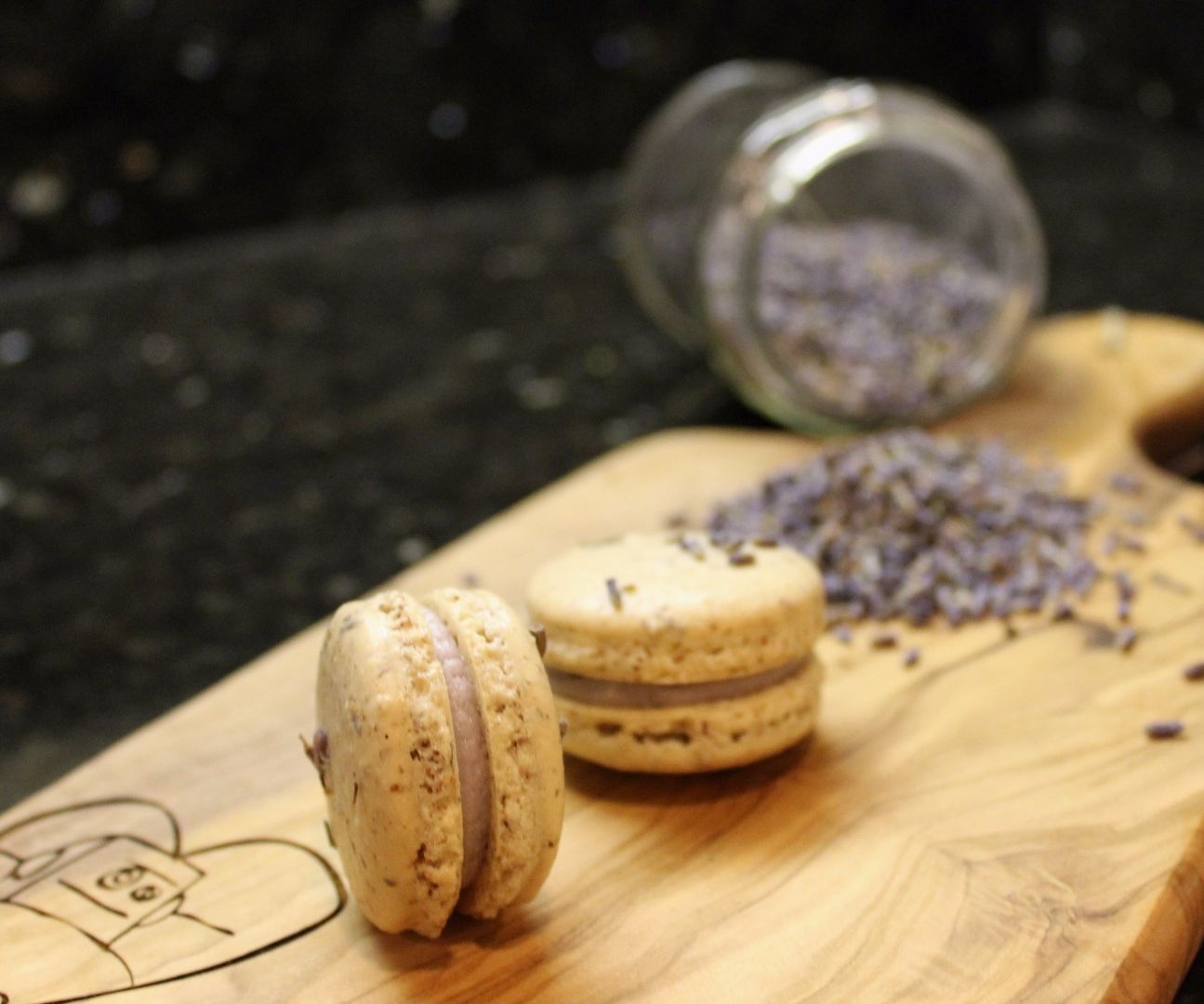 Lavender Macarons | Josh Pan