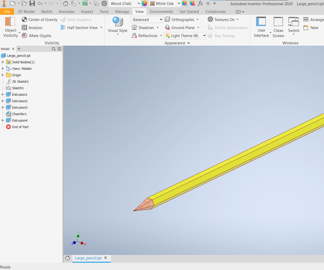 Super-sized Pencil 3D