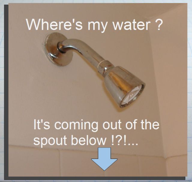Shower Head Plugged